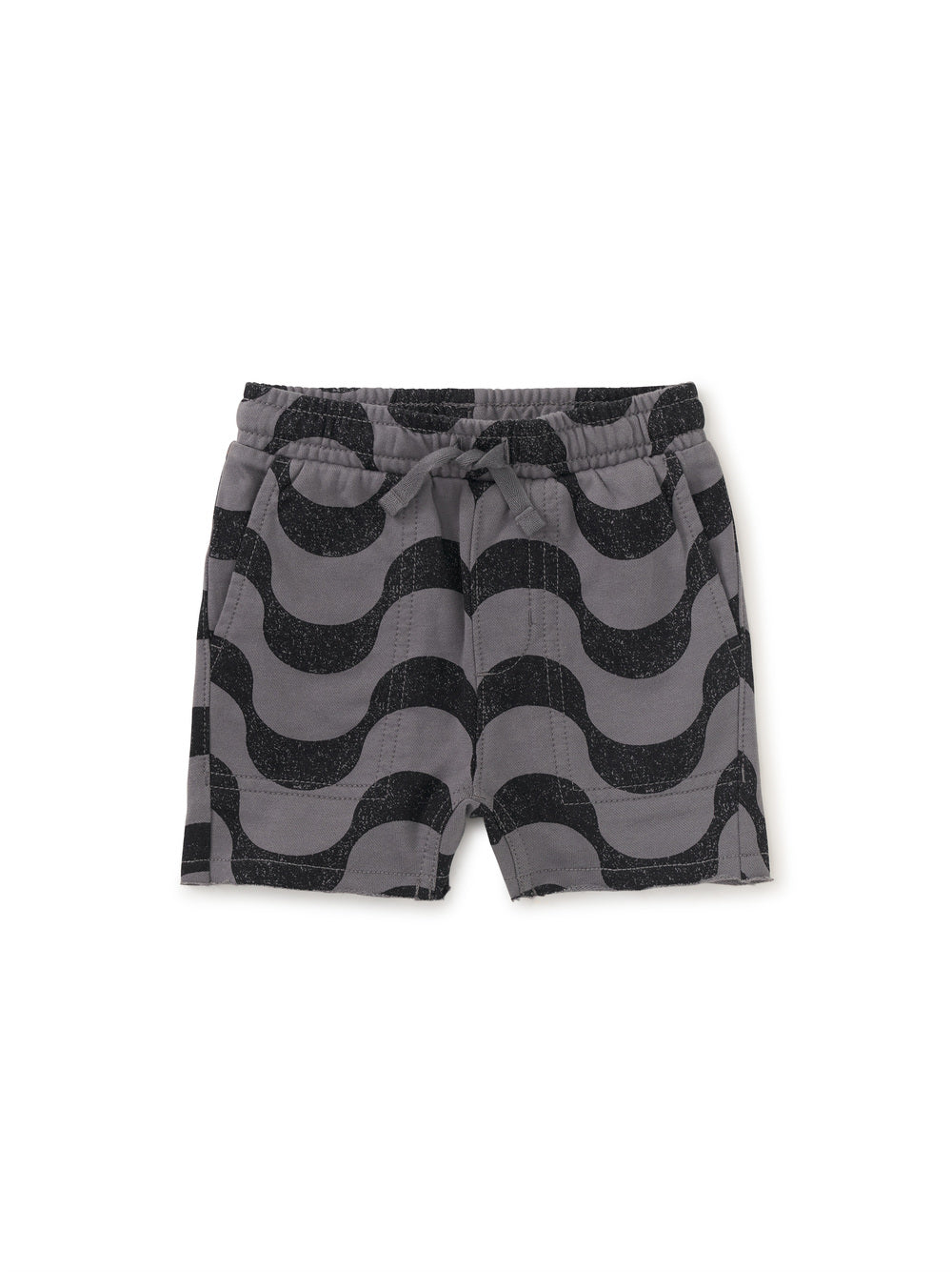 Printed Knit Gym Baby Shorts - Copacabana Beach Tile