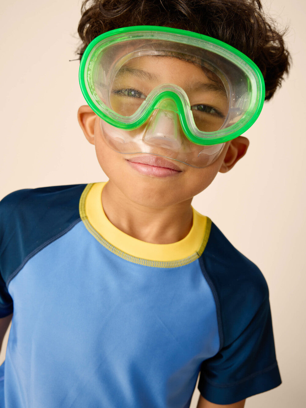 Short Sleeve Rash Guard - Blue Yarrow