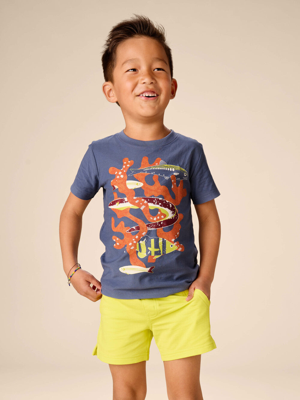 Coral Reef Friends Graphic Baby Tee - Triumph