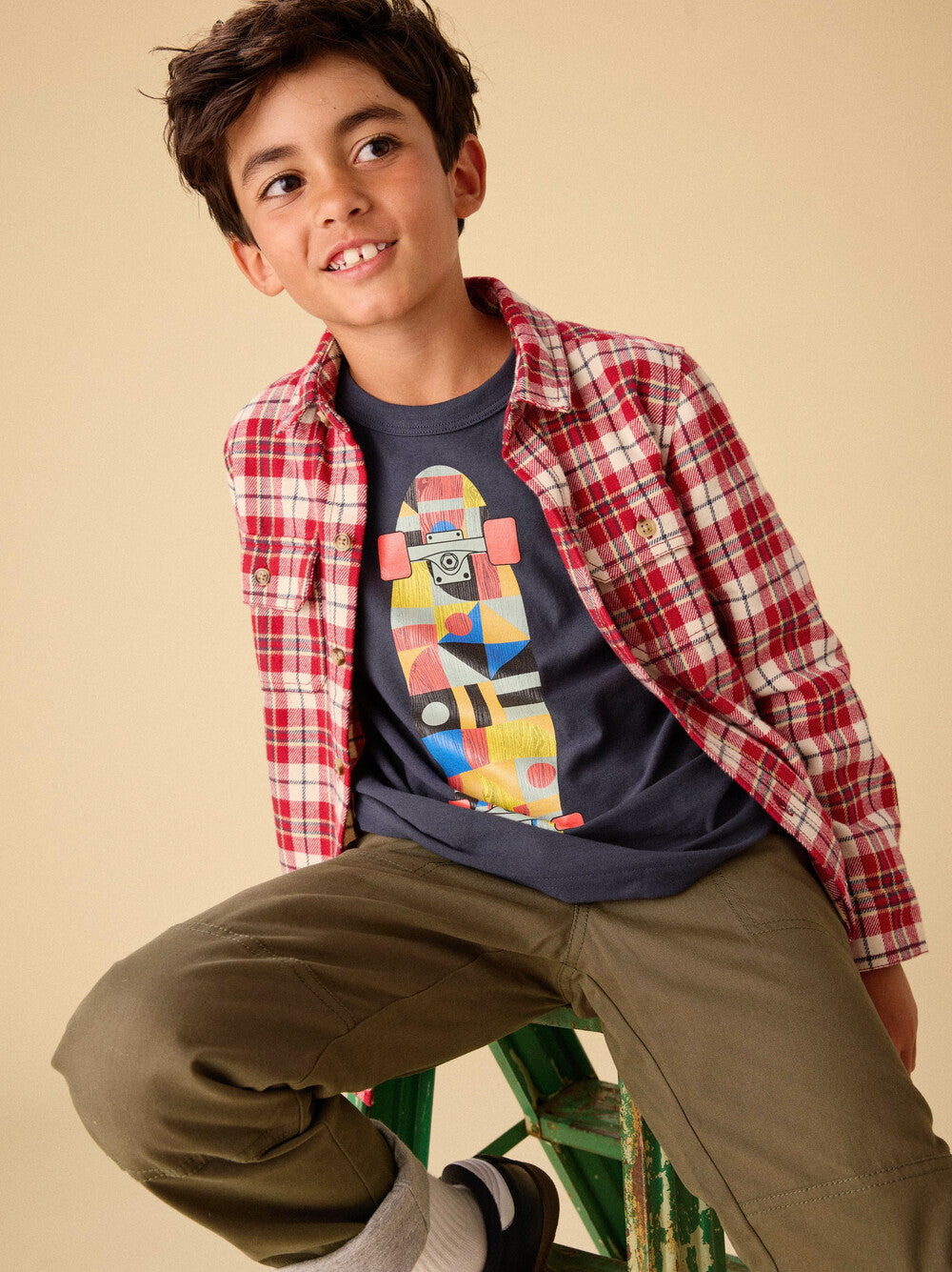 Skateboard Layered Tee