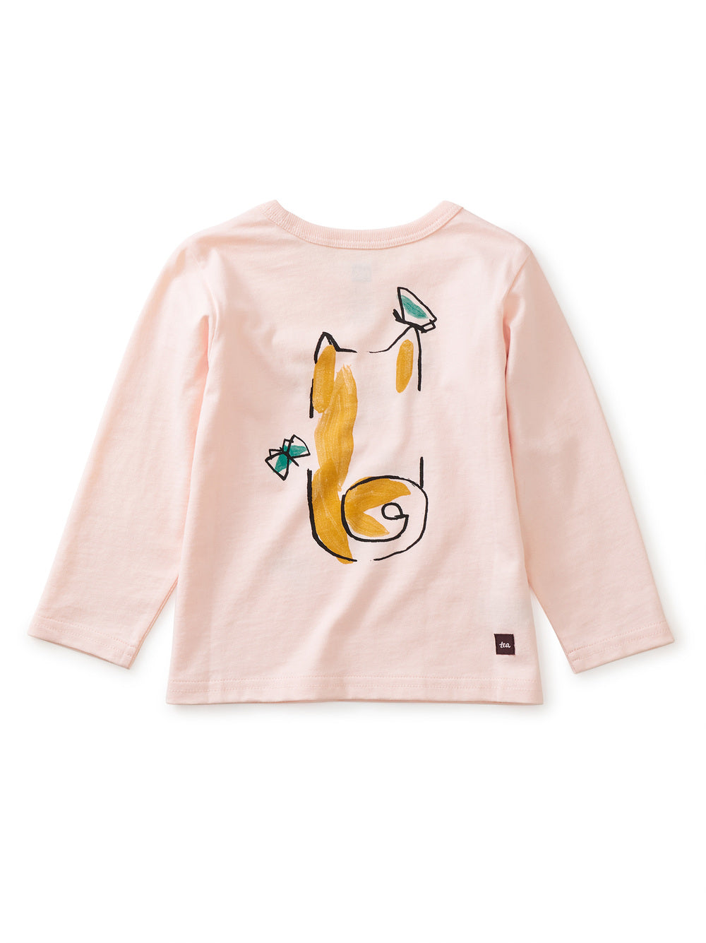Shiba Inu Double Sided Long Sleeve Tee - Creole Pink
