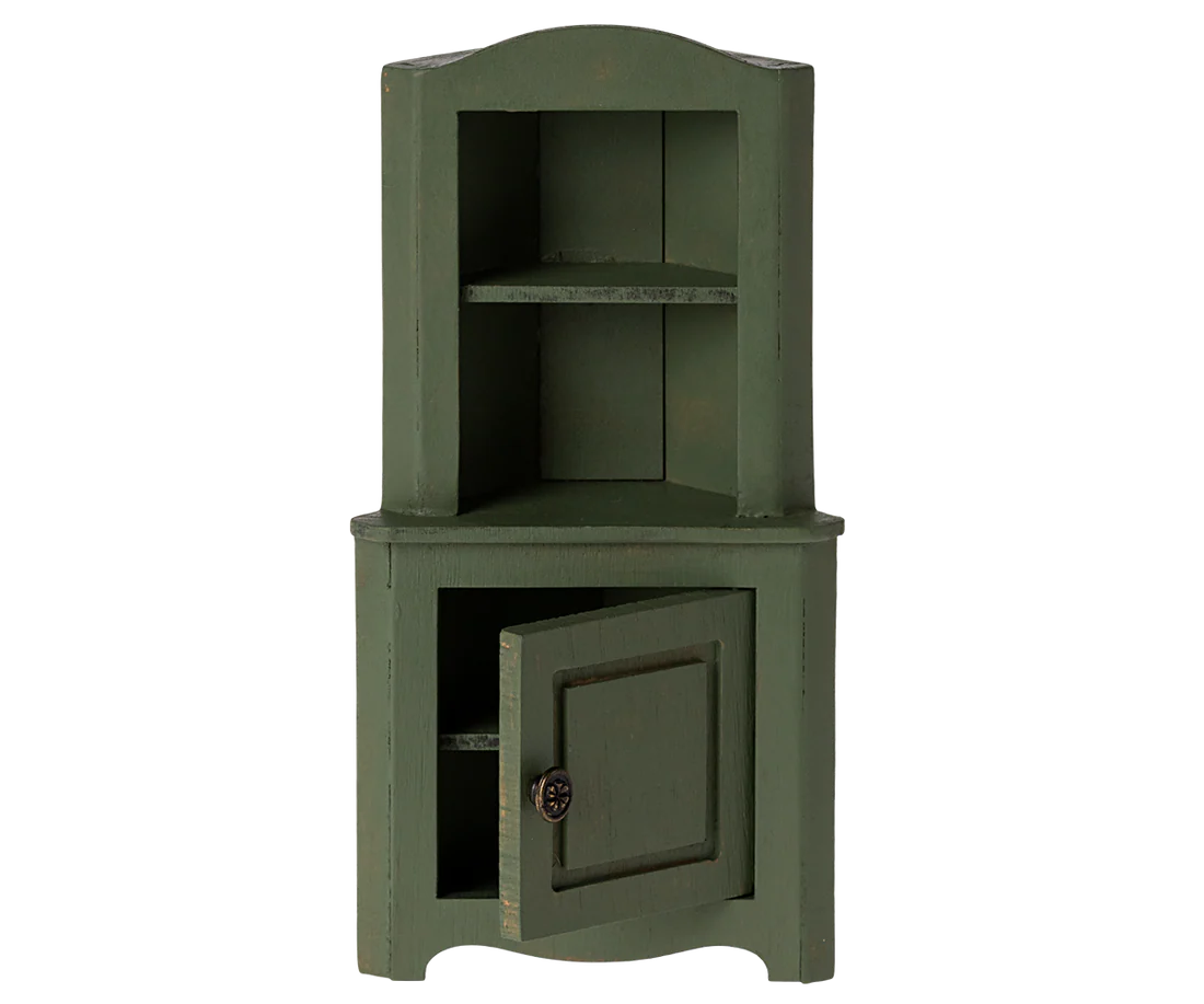 Corner Cabinet for Mouse - Dark Green