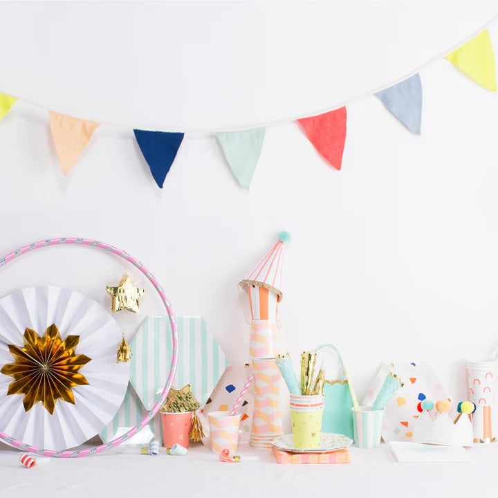 Garland - Multi Colour Knitted Flag Bunting