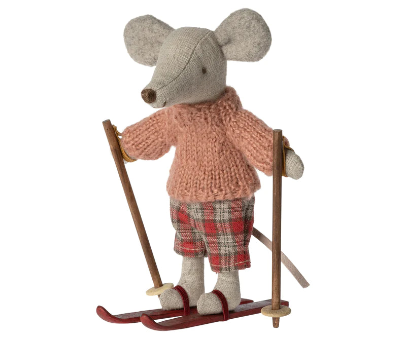 Winter Mouse with Ski Set - Big Sibling