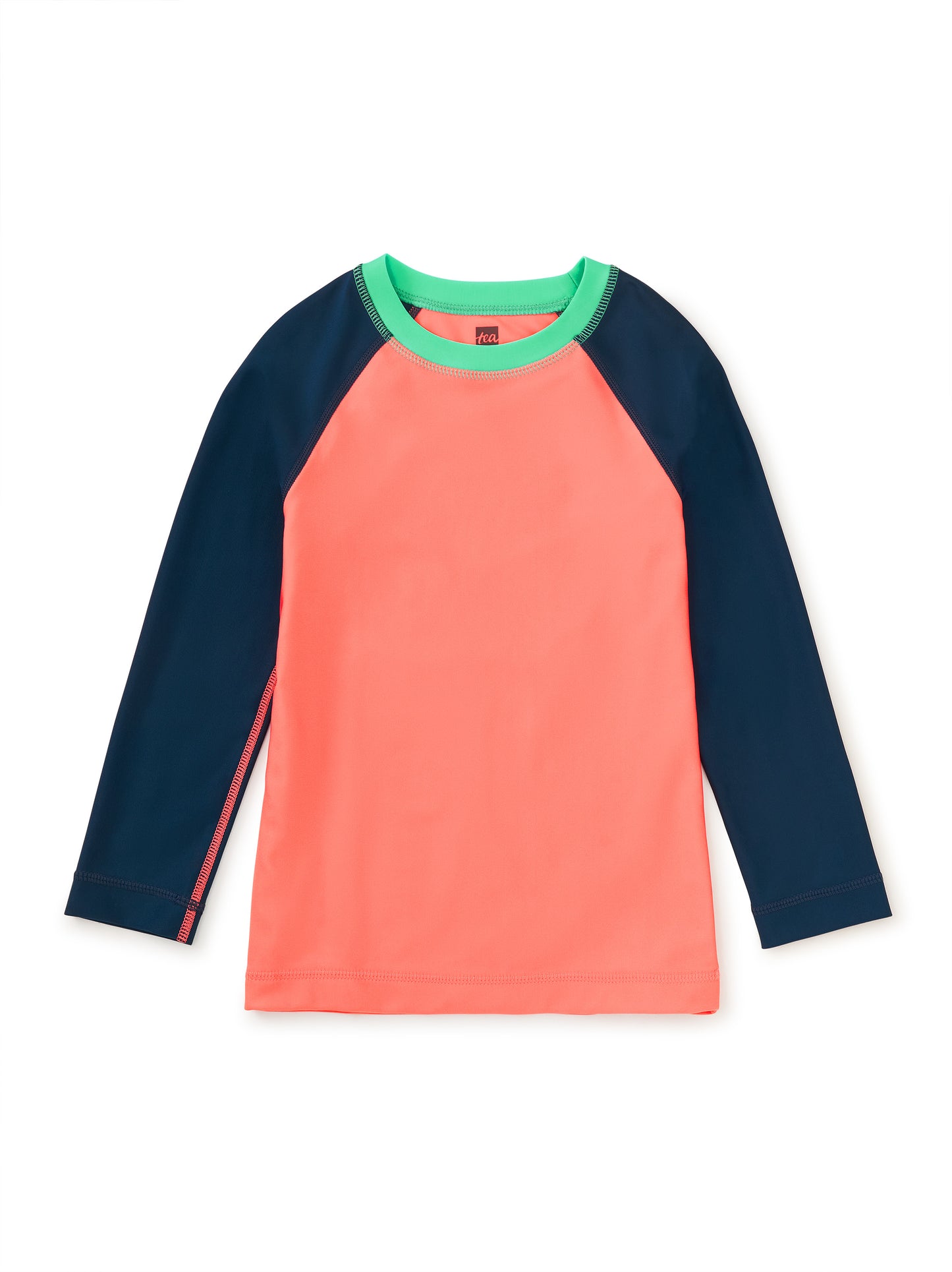 Long Sleeve Baby Rash Guard - Peach Blossom