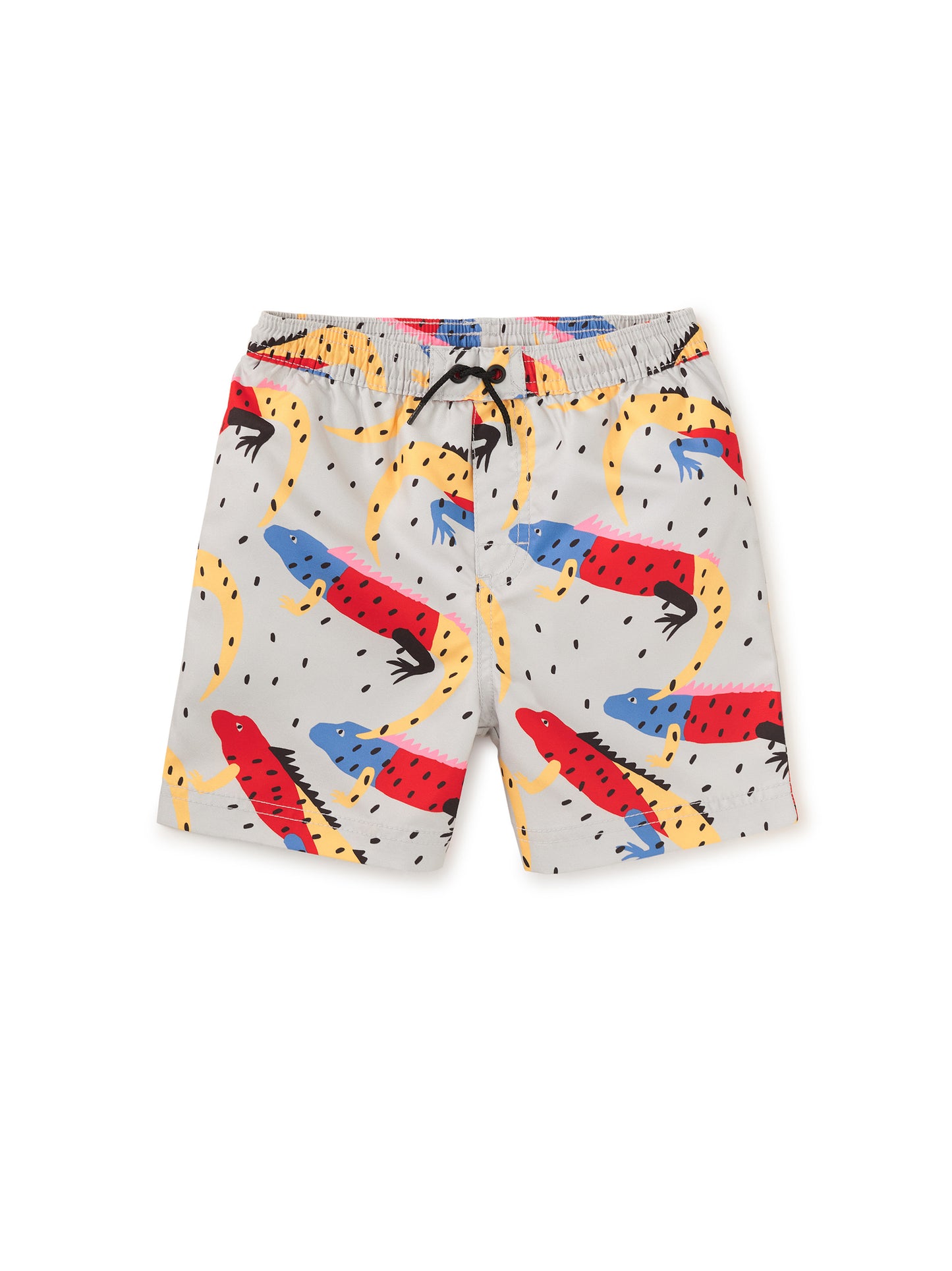 Mid-Length Swim Trunks - Iguana a Go-Go