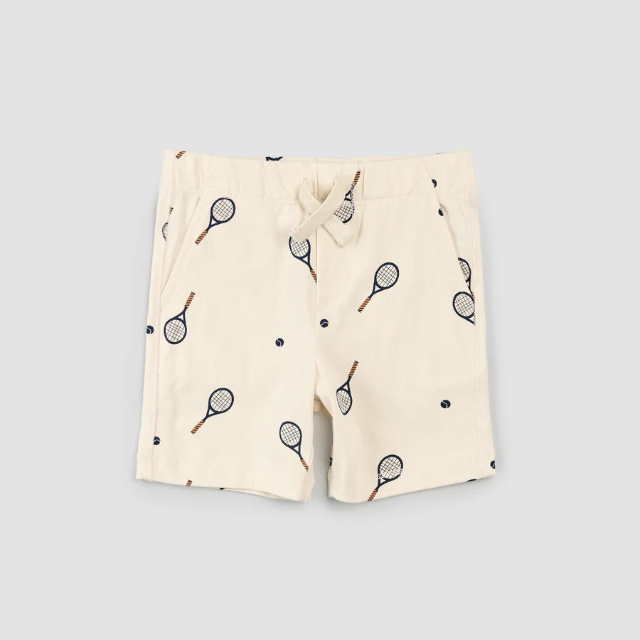 Racquet Toddler Shorts - Birch