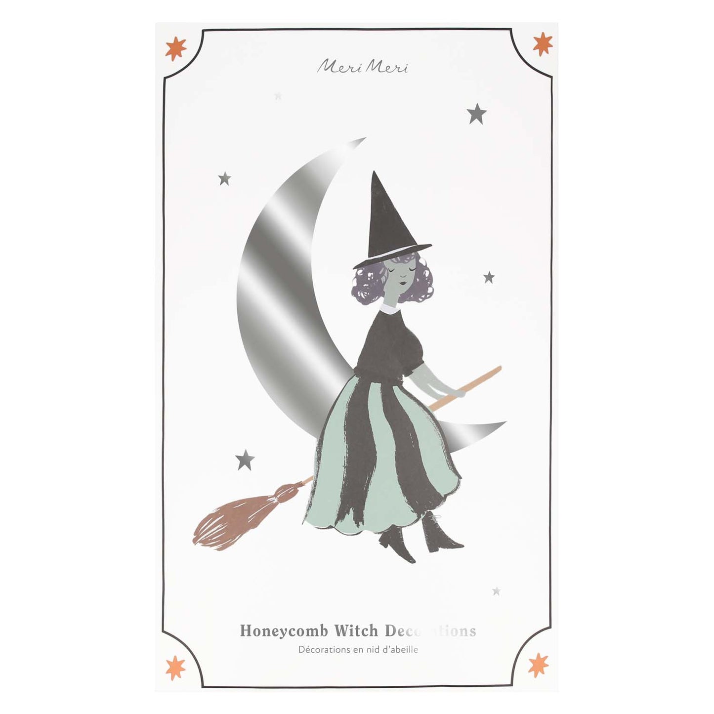 Flying Honeycomb Witch Decorations