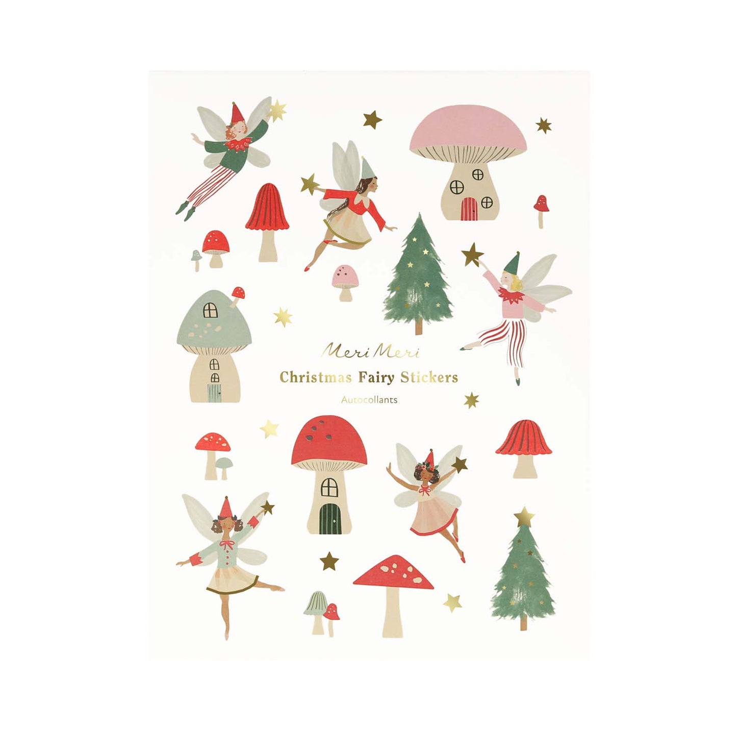 Christmas Fairy Sticker Sheet