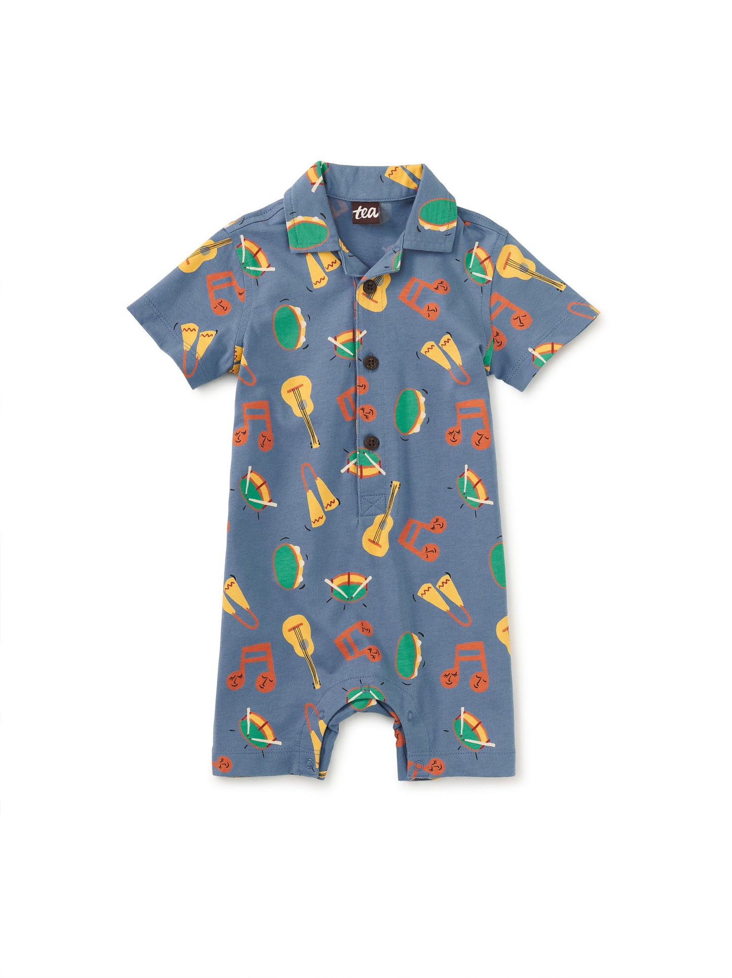 Camp Collar Romper - Bateria Instruments
