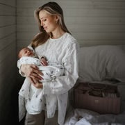 Extra Soft Muslin Swaddle- Whales