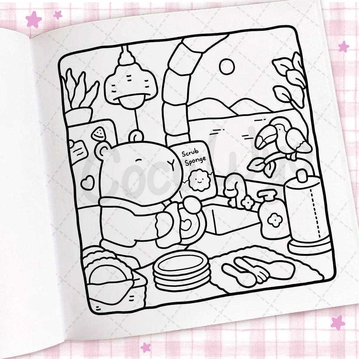 Cozy Days: Coloring Book