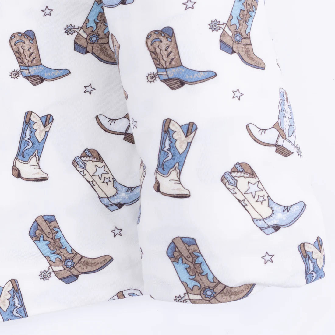 Swaddle Blanket - Cowboy Boots