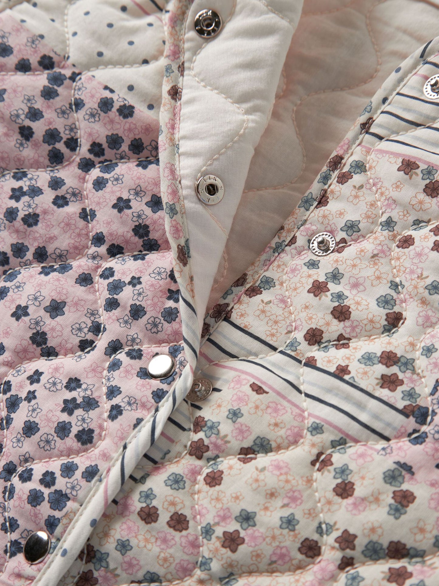 Quilted Shacket - Antique White
