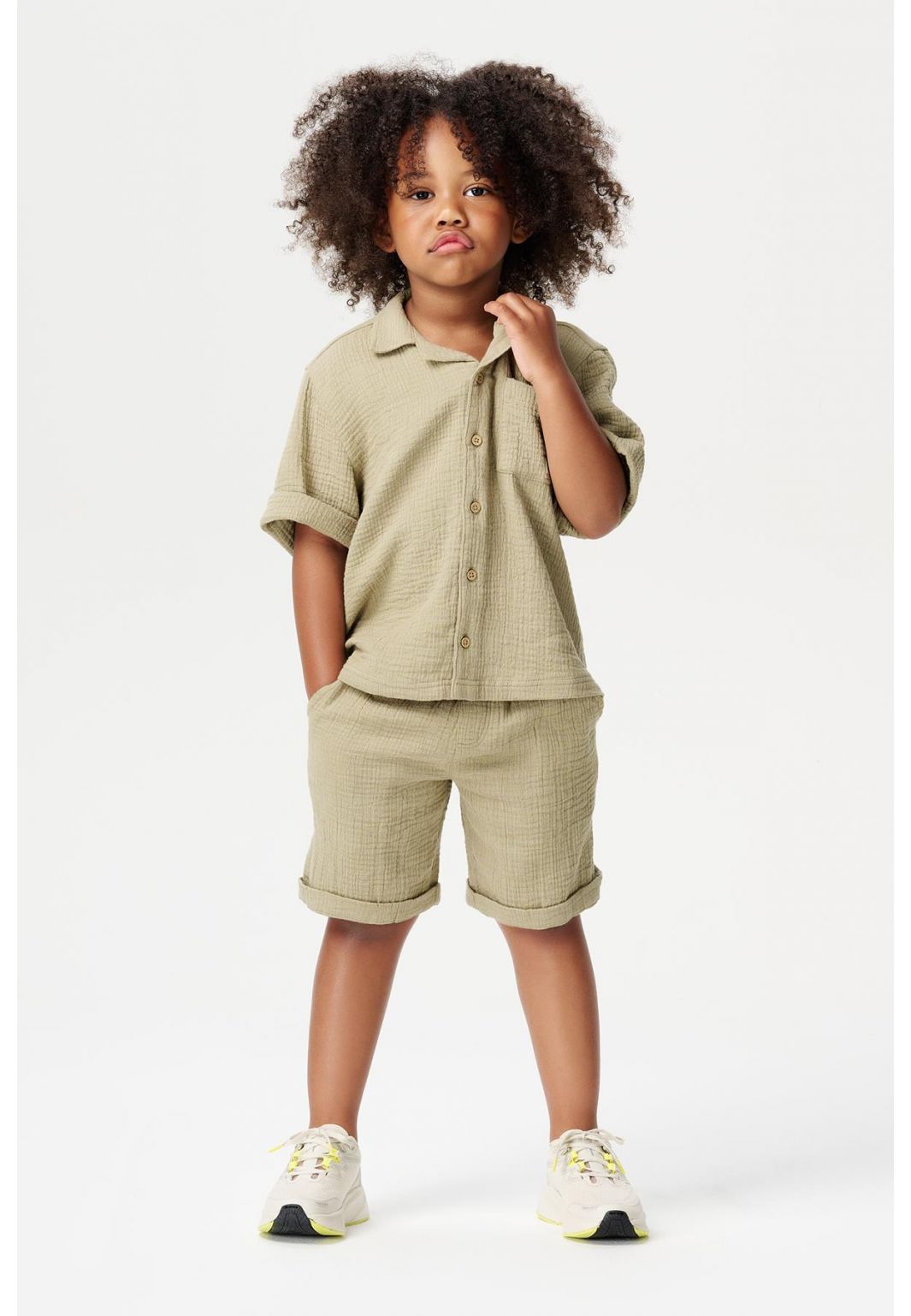 Lavonia Short Sleeve Shirt - Basil