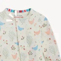 Organic Cotton Magnetic Footie - Chicken Tender