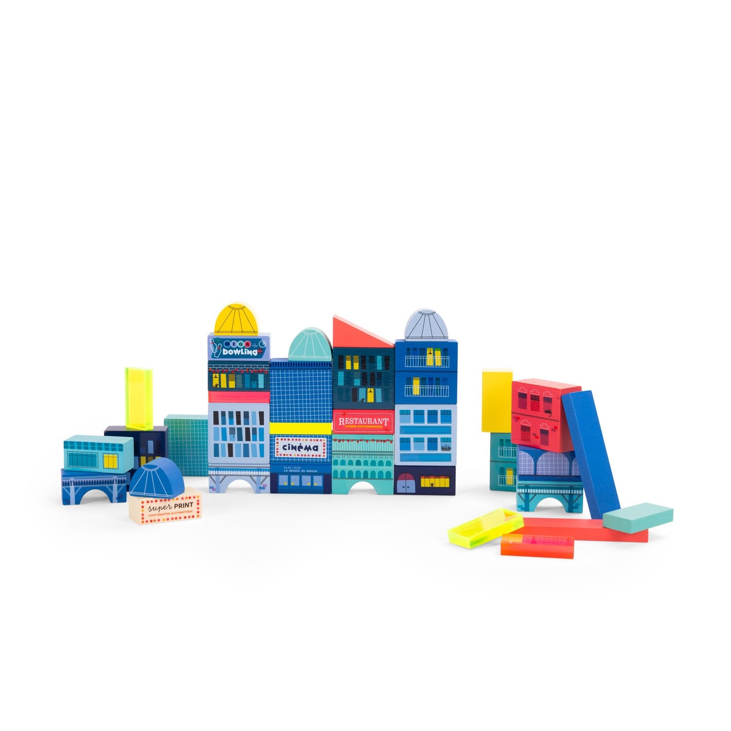 Avenue Du Moulin - City Building Blocks 45 pcs.