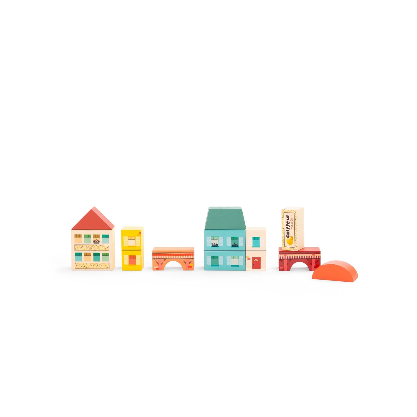 Avenue Du Moulin - Village Building Blocks 34 pcs