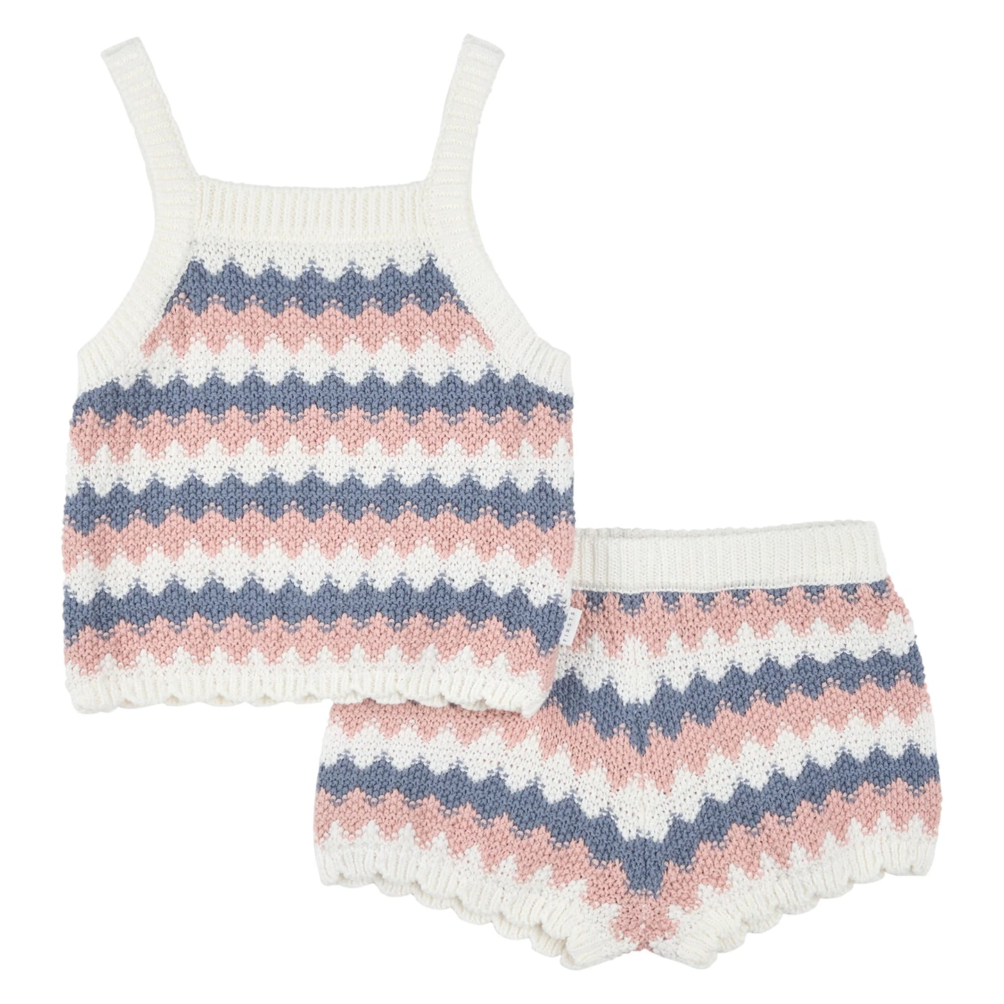 Patterned Two-Piece Knit Set Baby