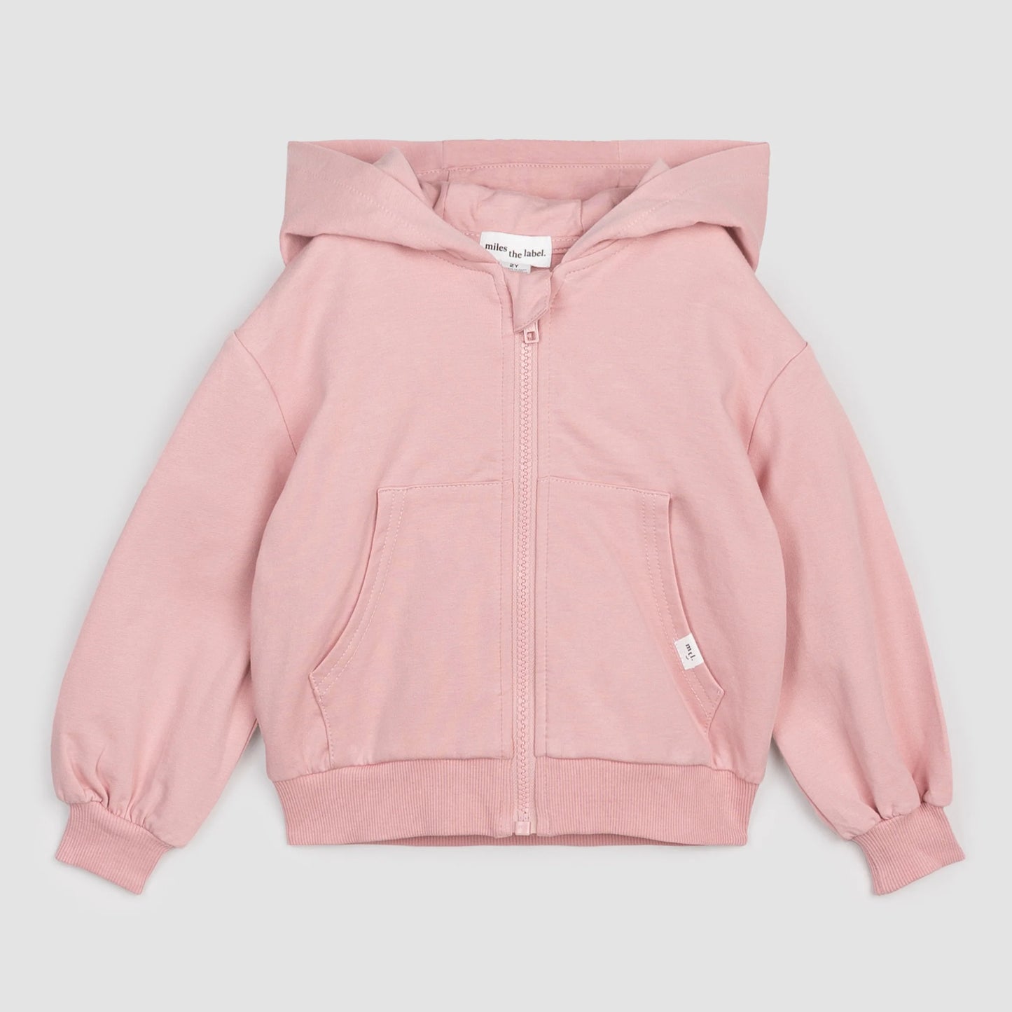 Rose Miles Basics Rose Girl's Zip-Up Hoodie
