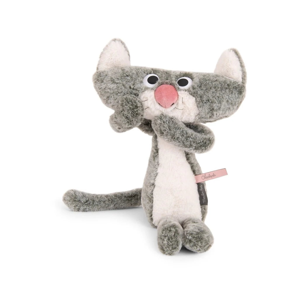 L'ecole des loisirs - Chaplapla de Chien Pourri - Flat Cat Soft Toy Chaplapla