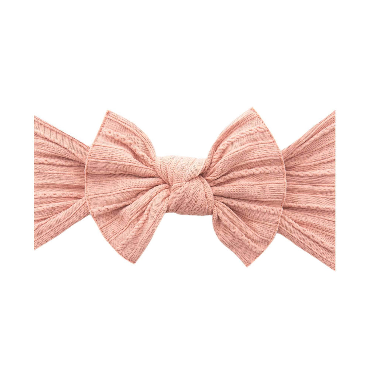 Cable Knit Knot Soft Nylon Headband