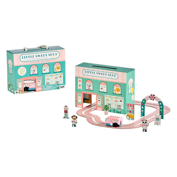 Little Sweet Shop Wind Up And Go Play Set - Petit Collage