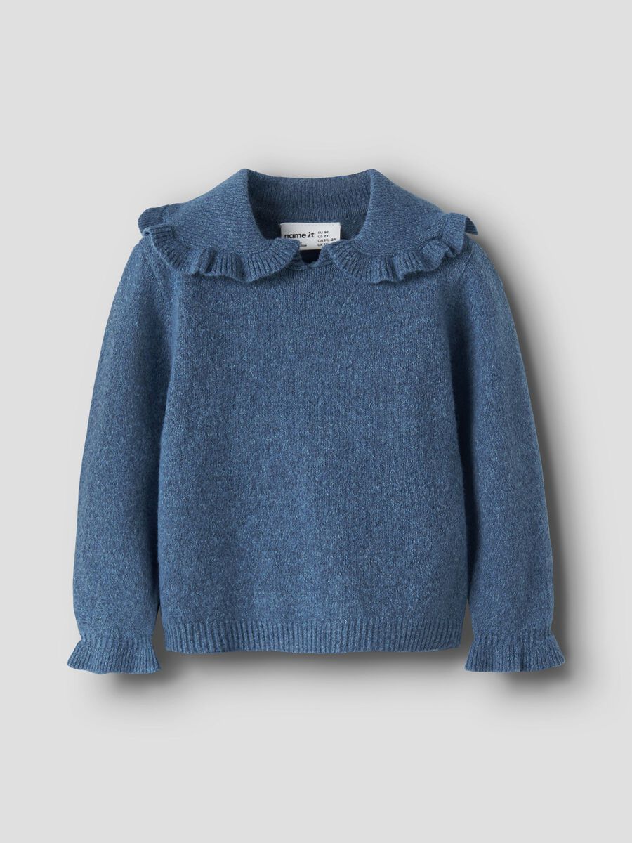 Knitted pullover - Vintage indigo