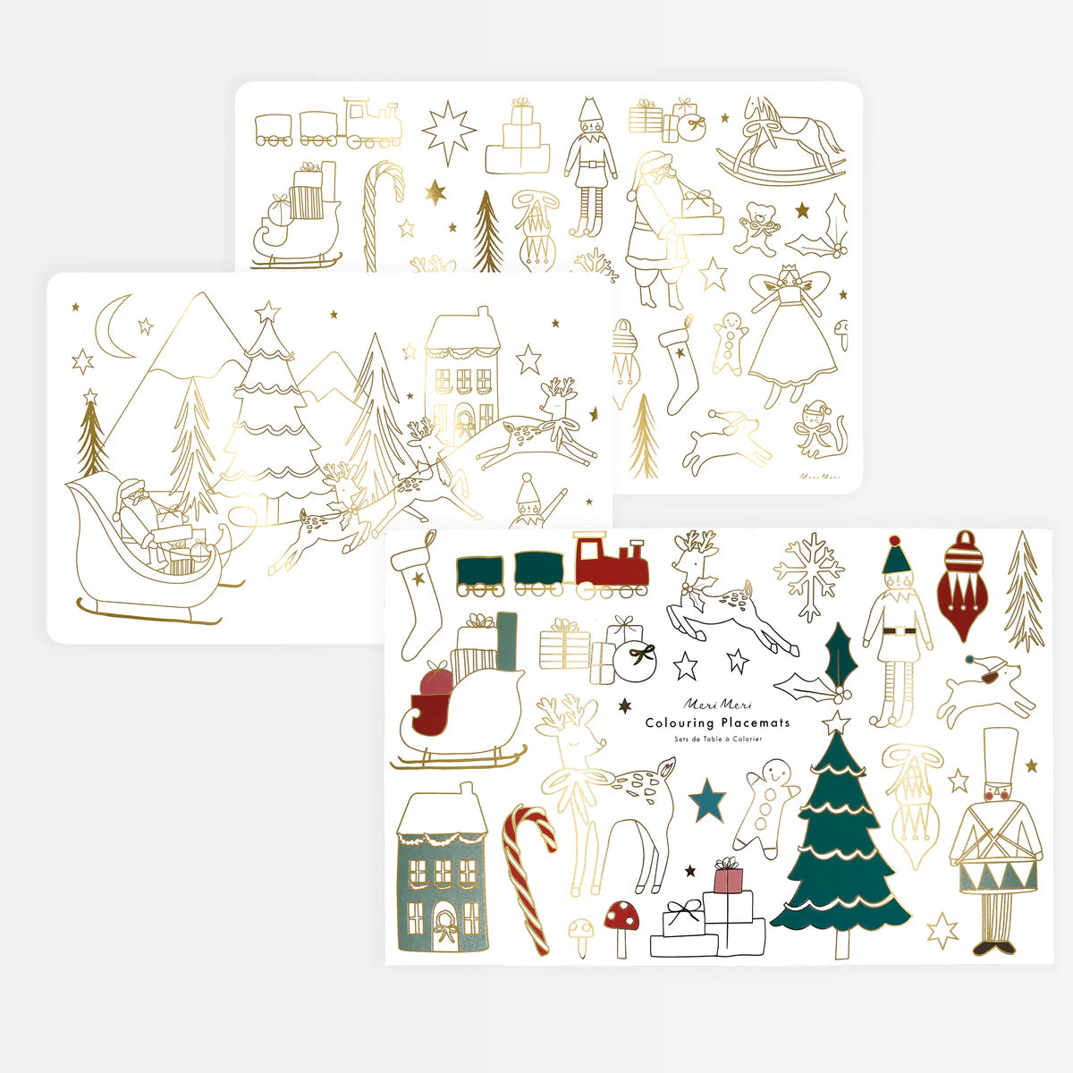 Christmas Colouring Playmats