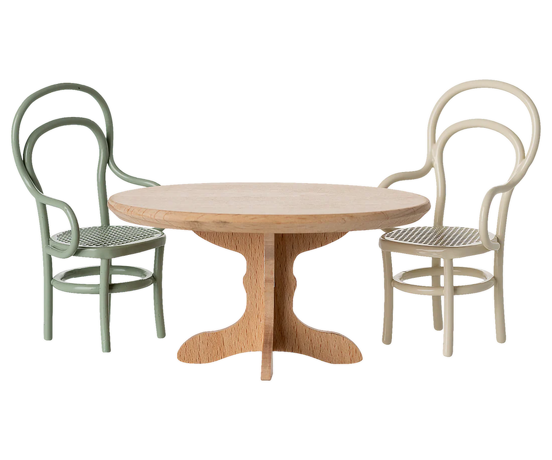 Oval Dining Table for Mouse - Nature