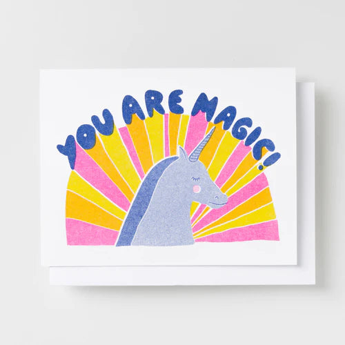 You Are Magic Risograph Card