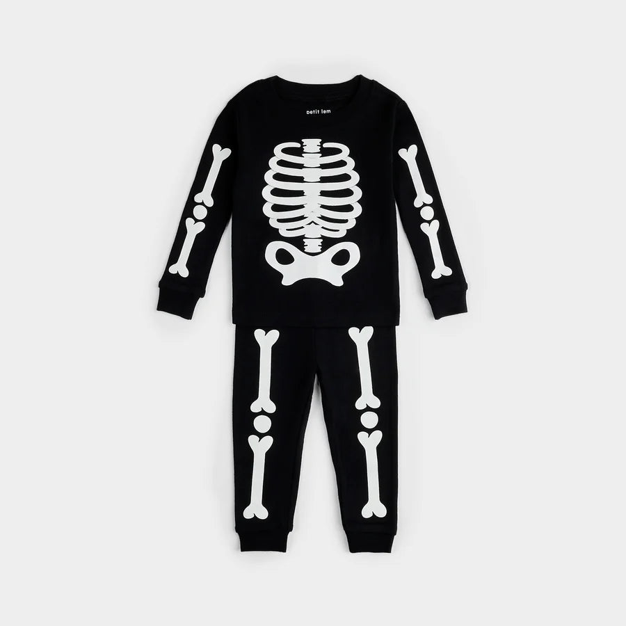 Boys skeleton pjs hotsell