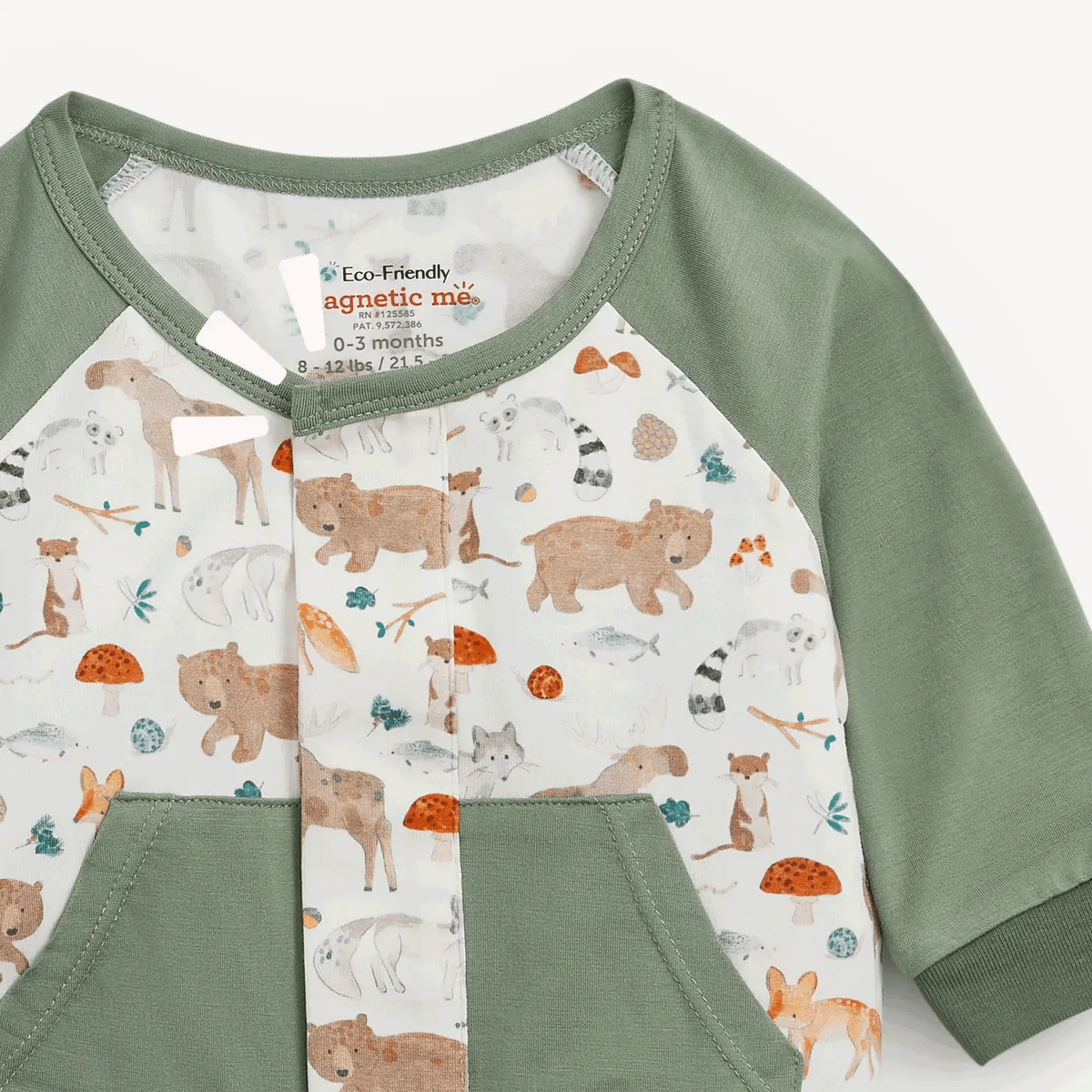 Magnetic Romper - Wonderful Wildlife