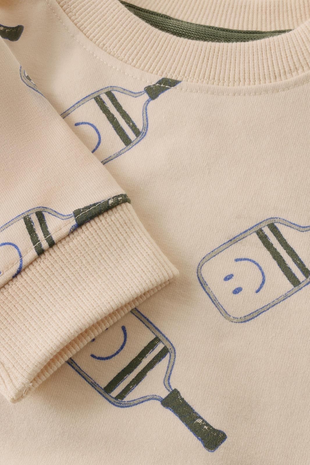 All Over Print Sweater - Sun Kiss