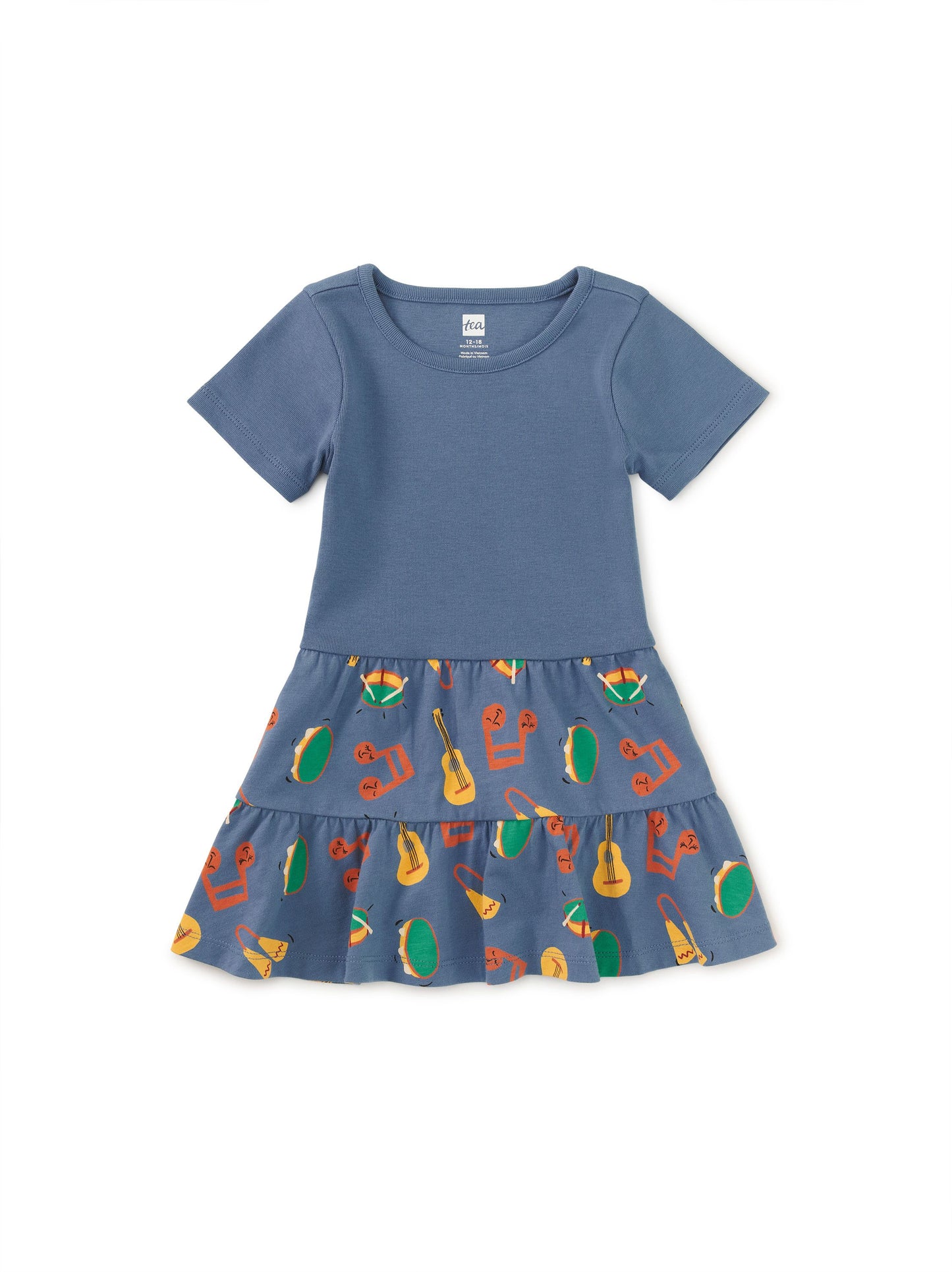 Tier-Skirted Baby Twirl Dress - Bateria Instruments