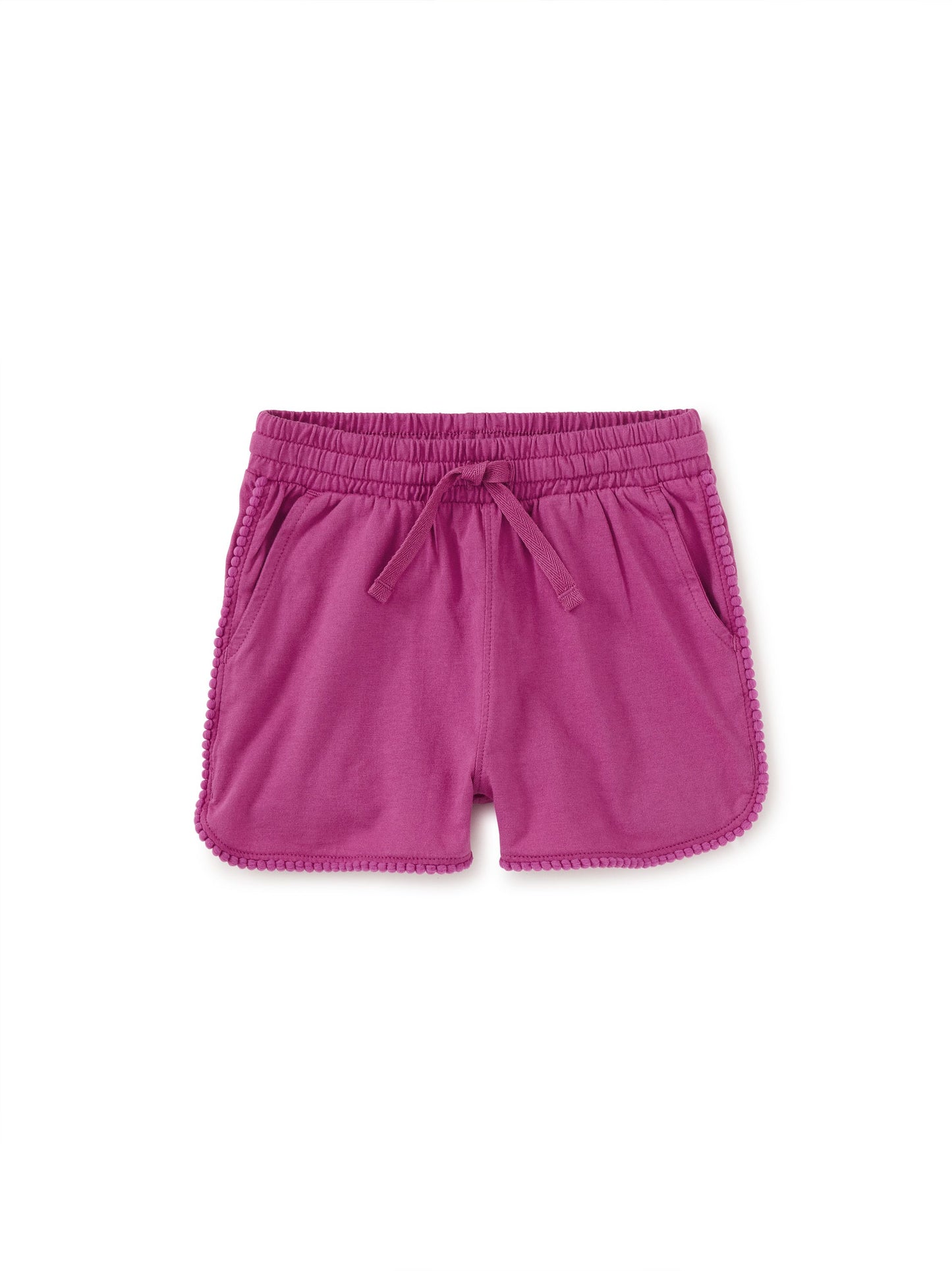 Pom-Pom Gym Shorts - Mulberry