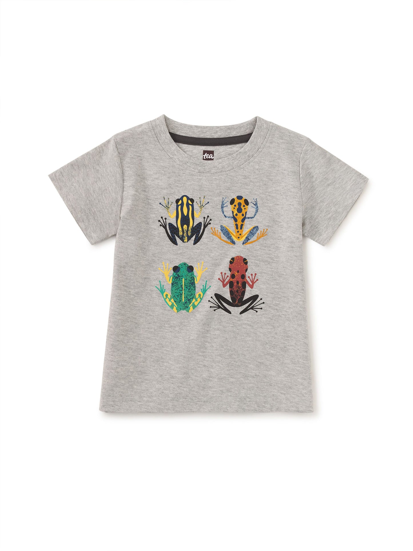 Cloud Forest Frogs Graphic Baby Tee - Med Heather Grey