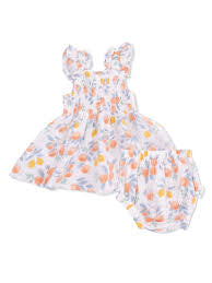 Baby Doll Tunic and Bloomer Set - Citrus Floral