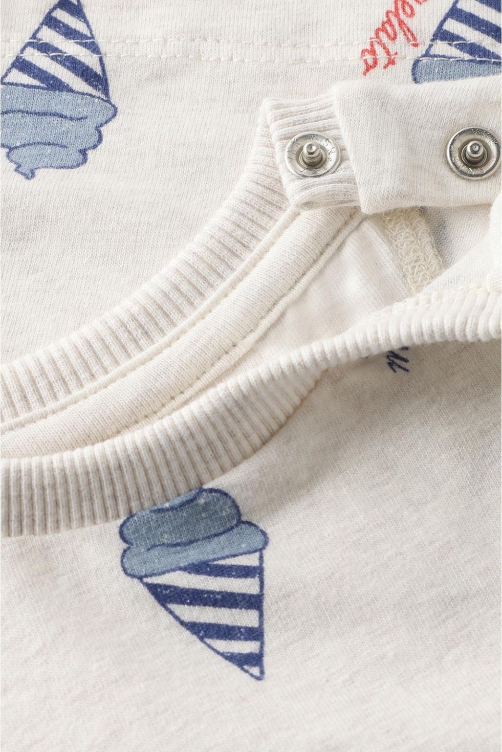 t-shirt all over print - oatmeal melange - Noppies