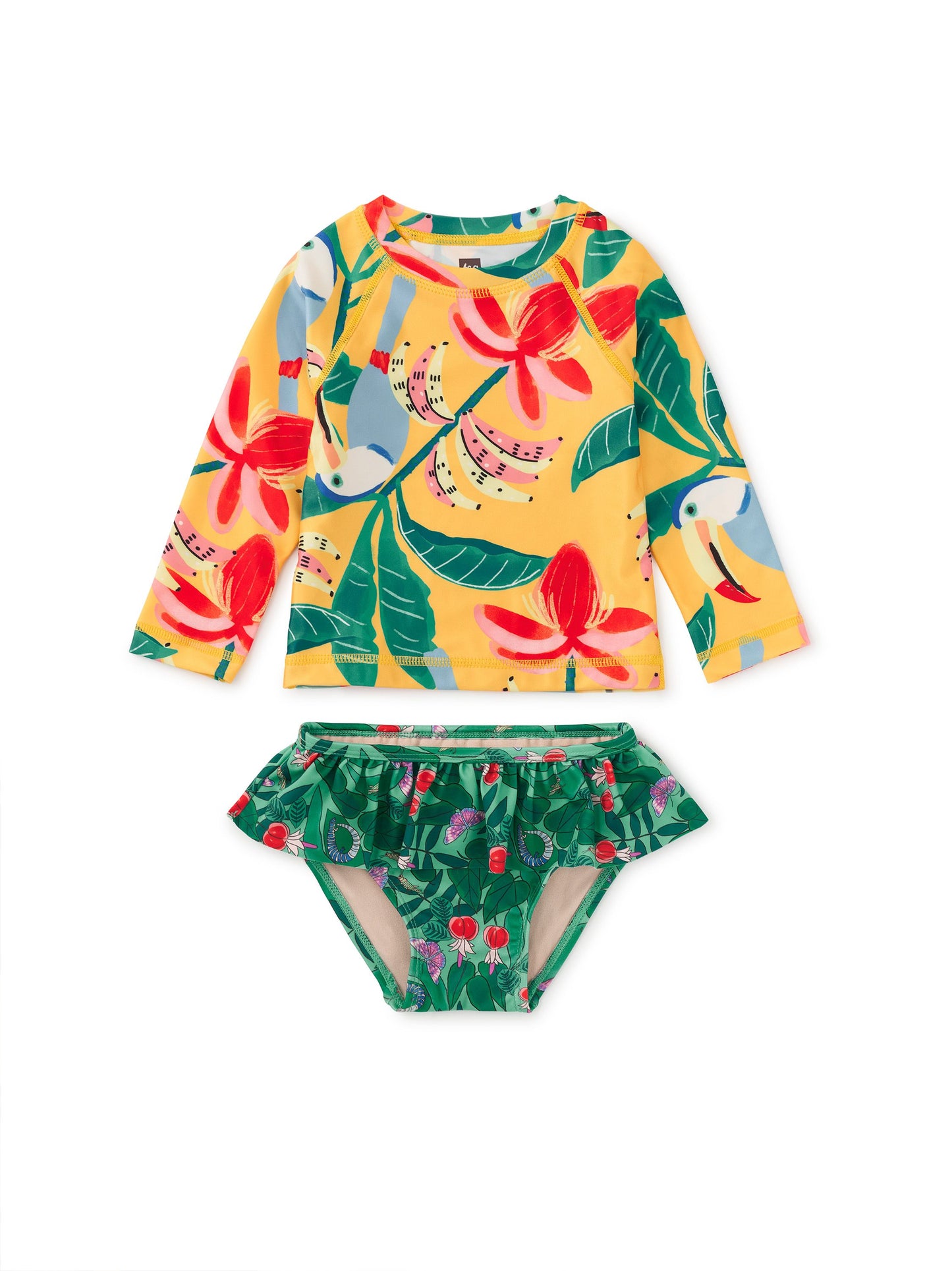 Rash Guard Baby Swim Set - Toucan Banana Tree