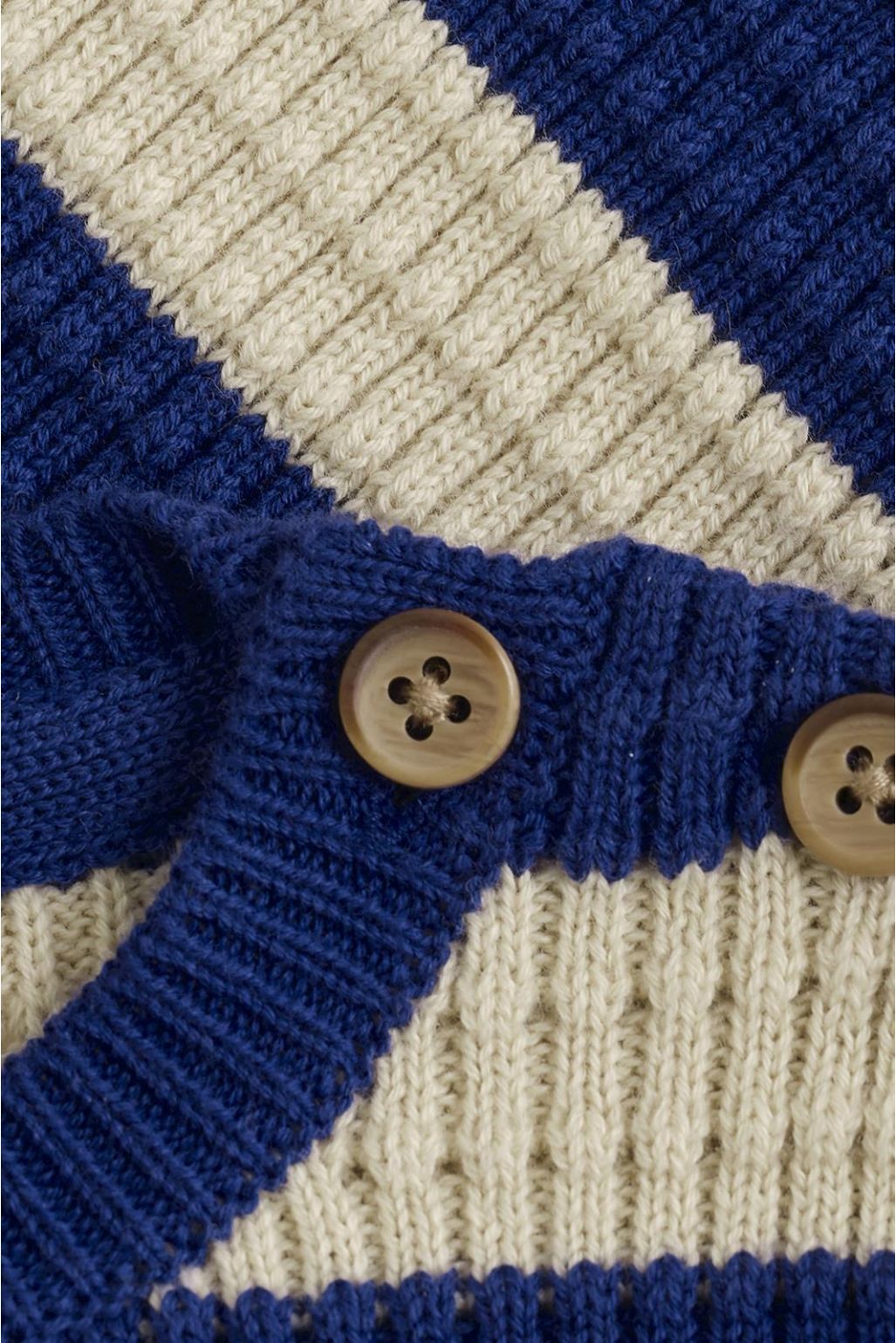 Segesta Long Sleeve Pullover - Blue Stripe