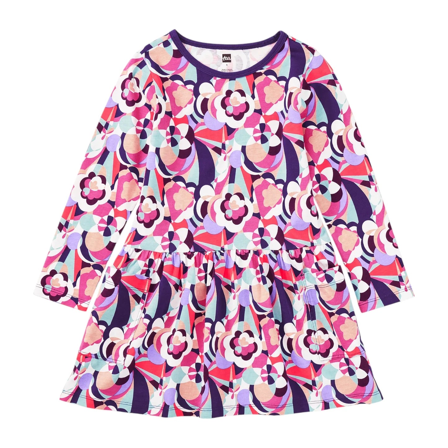 Long Sleeve Pocket Baby Dress - Bala floral