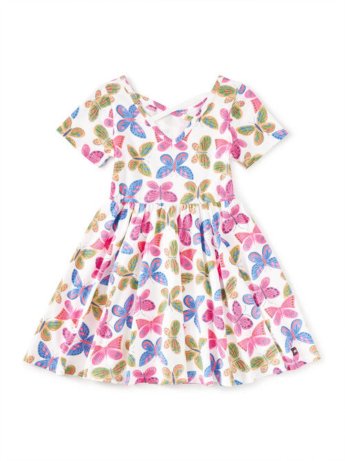 Short Sleeve Ballet Dress - Flutter Fiesta