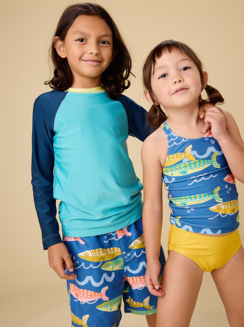 Mid-Length Swim Trunk - Sardinas del Mar