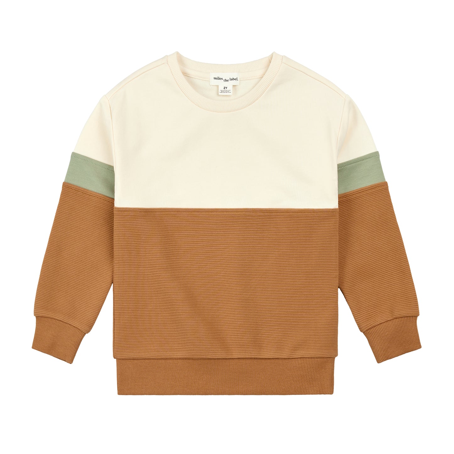 Toddler Sweatshirt Top Knit-Camel (25FMW05T03)