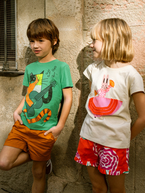 Flamenco Feline Graphic Tee