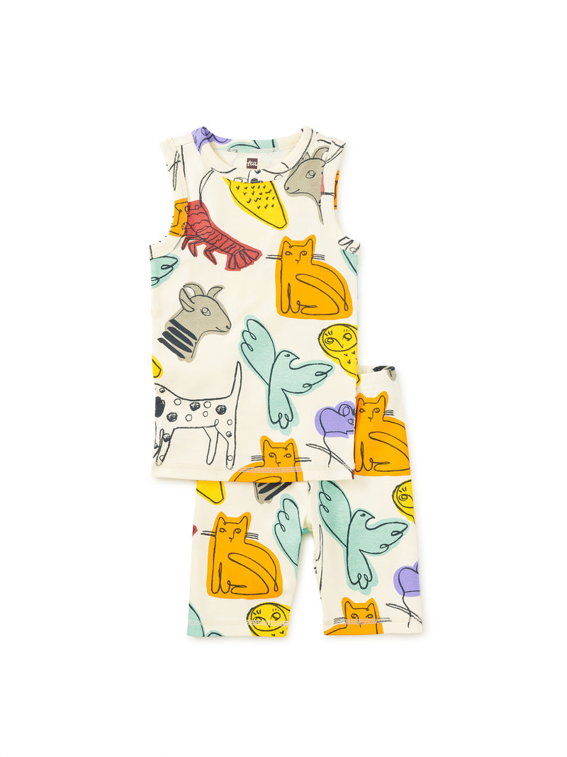 Summer Nights Tank Pajama Set