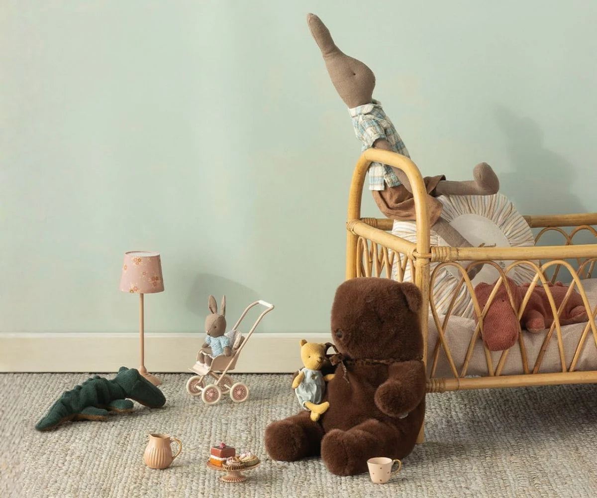 Medium Teddy Bear Plush - Dark Chocolate