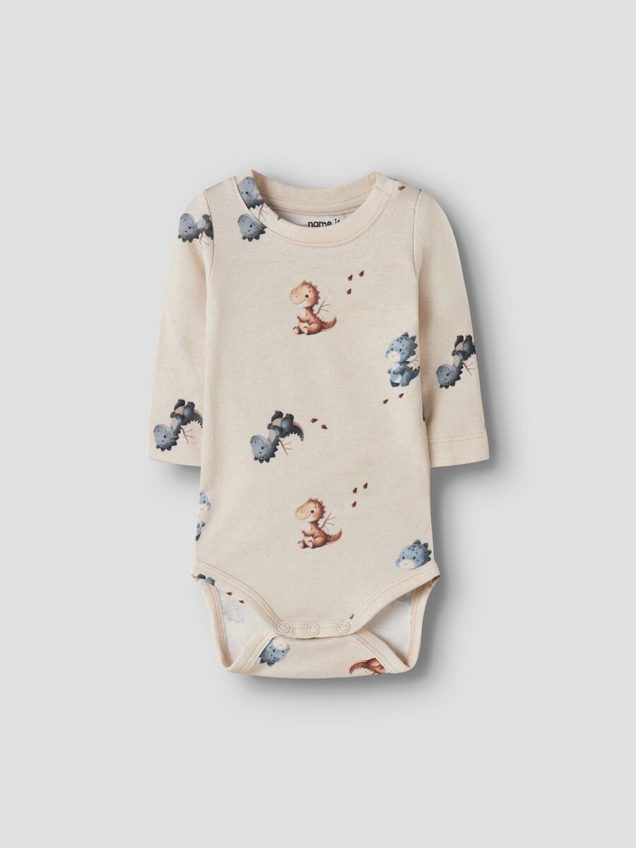 Printed Romper - Dino