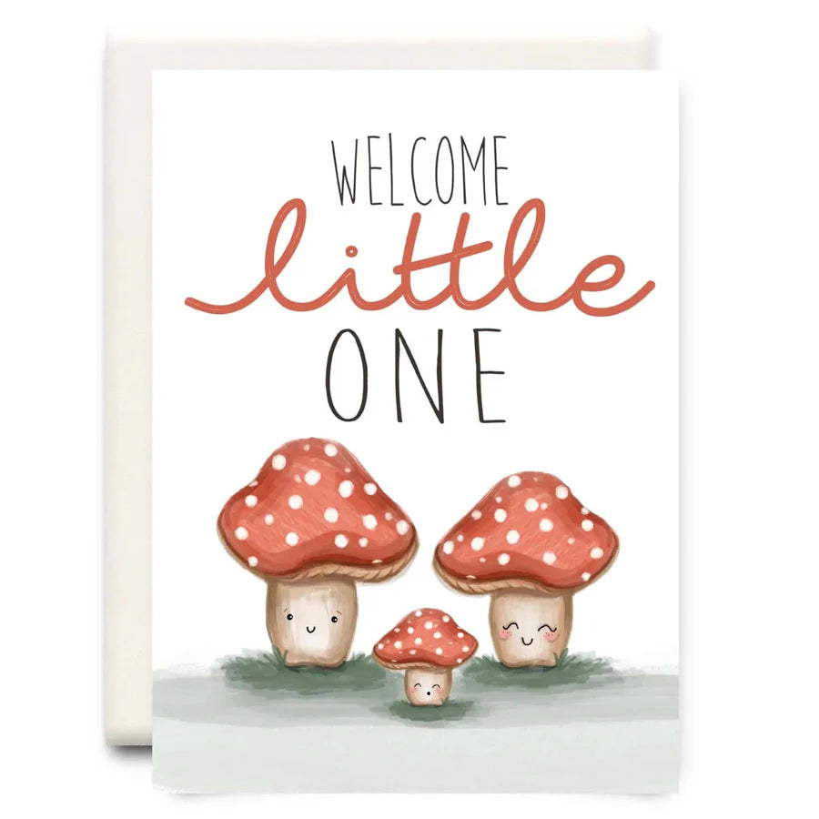 Welcome little one - New Baby Greeting card